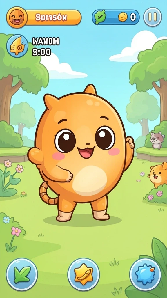 Tampilan awal game 6CF yang menggugah selera.
