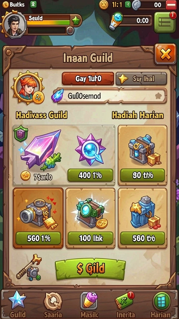 Screenshot memperlihatkan mode permainan yang seru dan kompetitif.