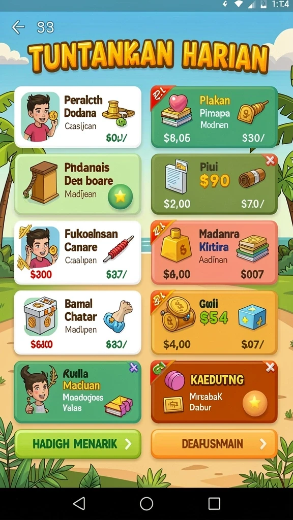Tampilan laporan statistik yang membantu pengguna dalam analisis taruhan.