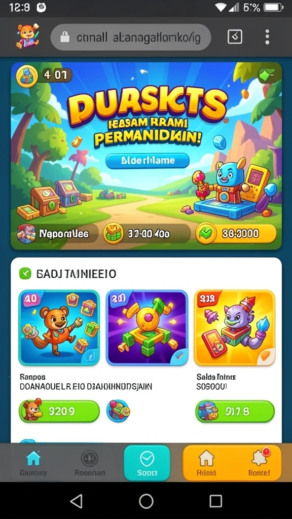 Tampilan awal permainan AMAN69 yang menarik.