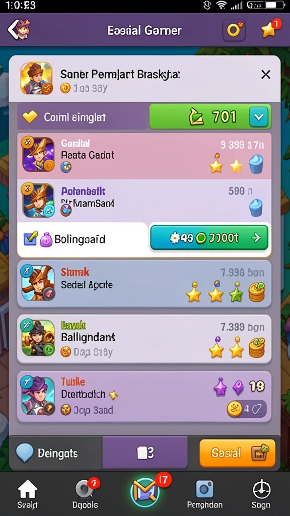 Tampilan awal aplikasi BINGO188 yang menarik.