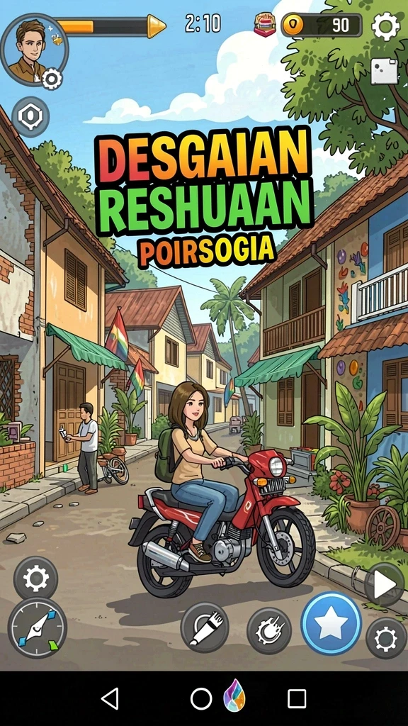 Tampilan awal yang menarik dan intuitif.
