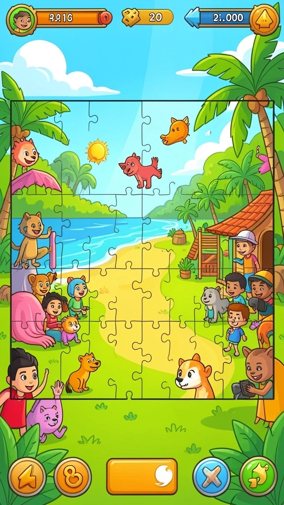 Tampilan awal DS99 yang menarik dan penuh warna.