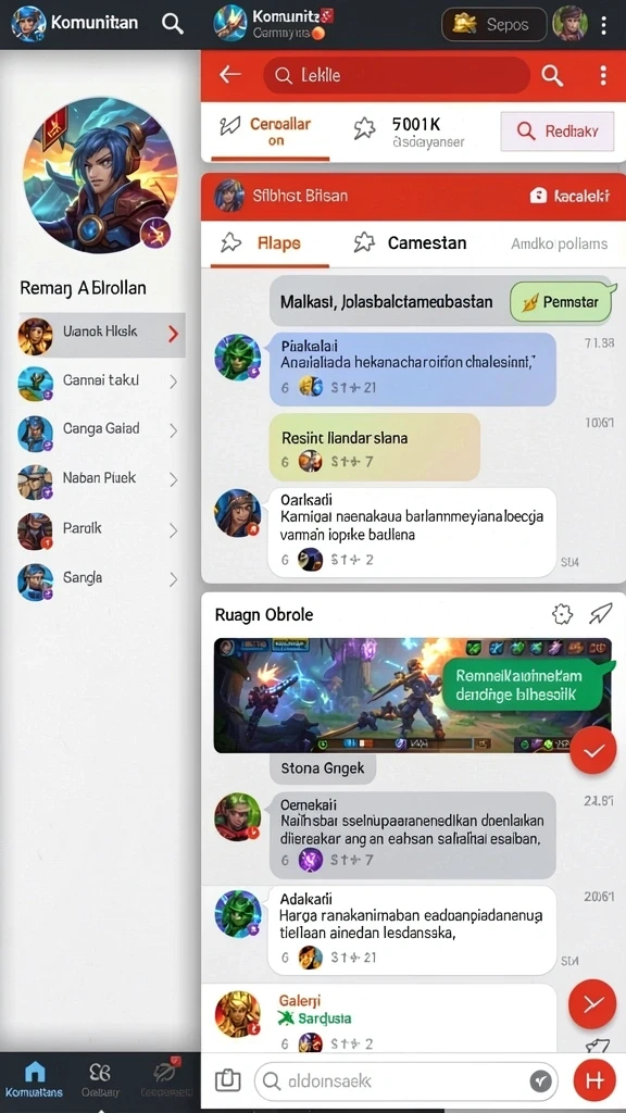 Tampilan antarmuka pengguna yang intuitif.