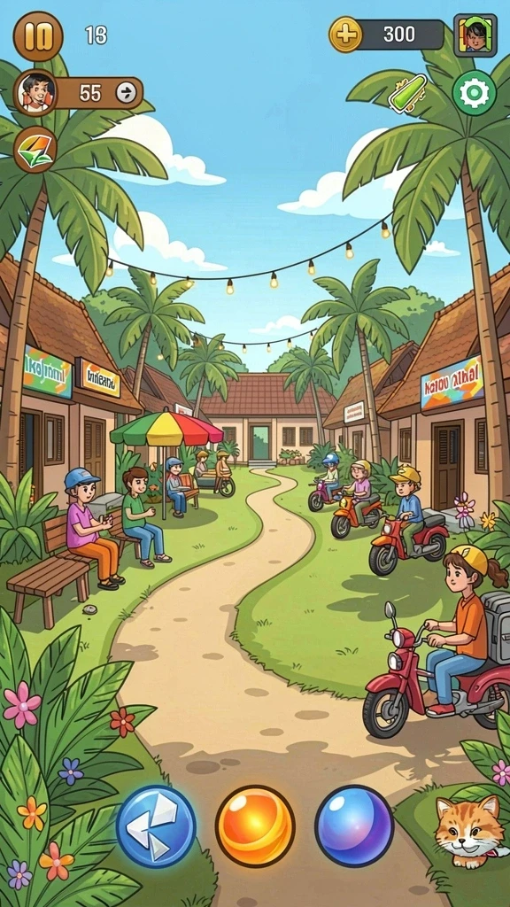 Turnamen seru dengan hadiah menarik setiap minggu.