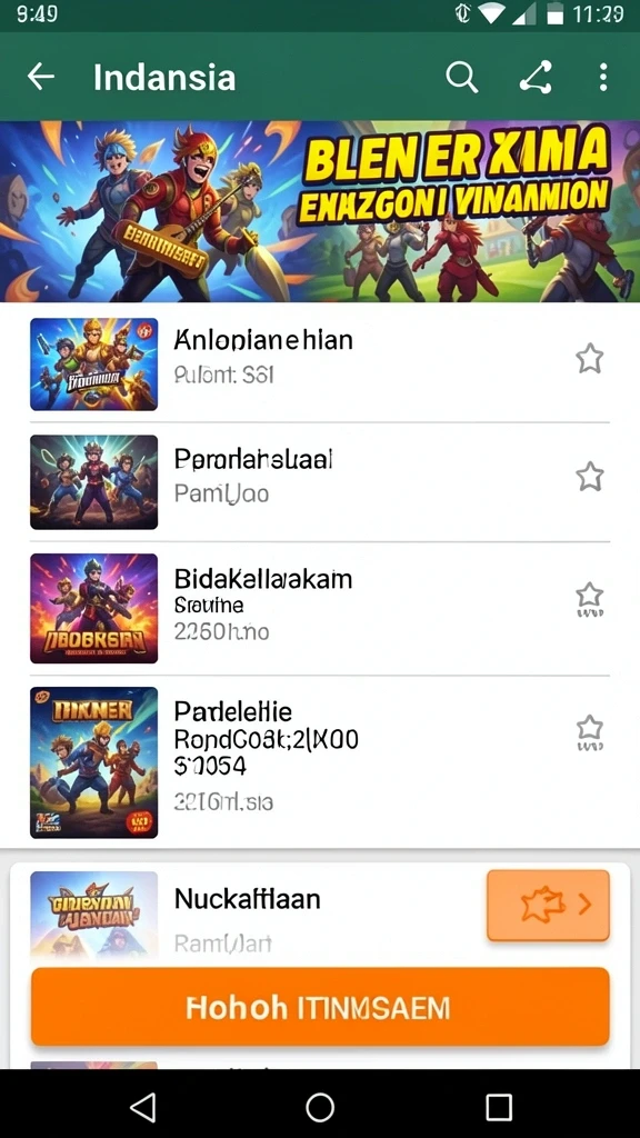 Beragam pilihan permainan yang seru dan menegangkan.