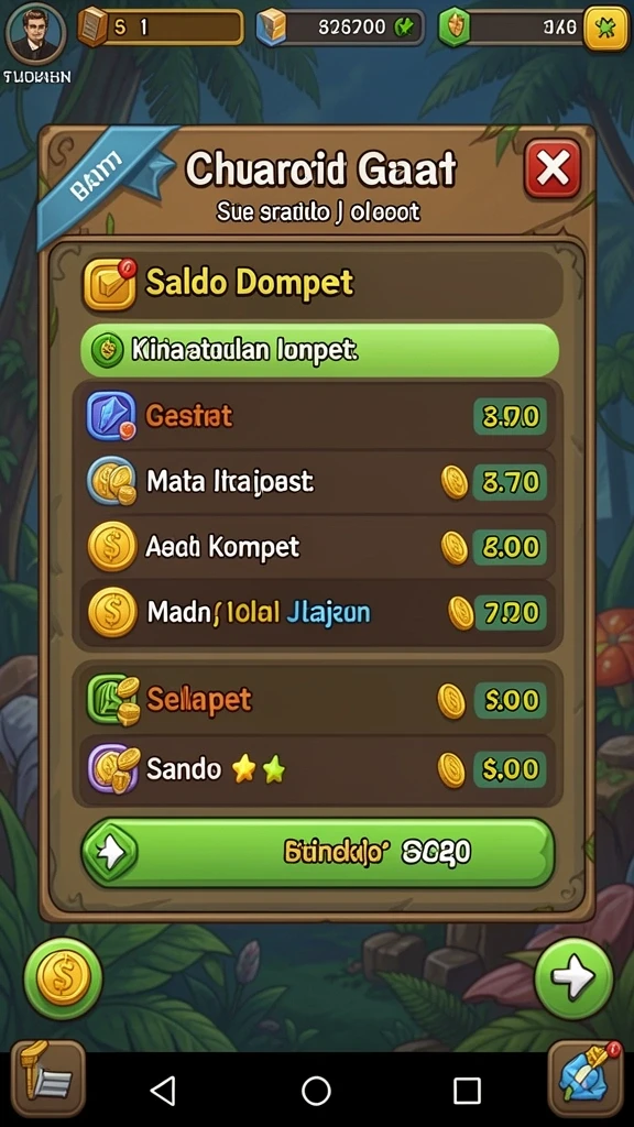 Pengalaman bermain yang menantang dan seru.