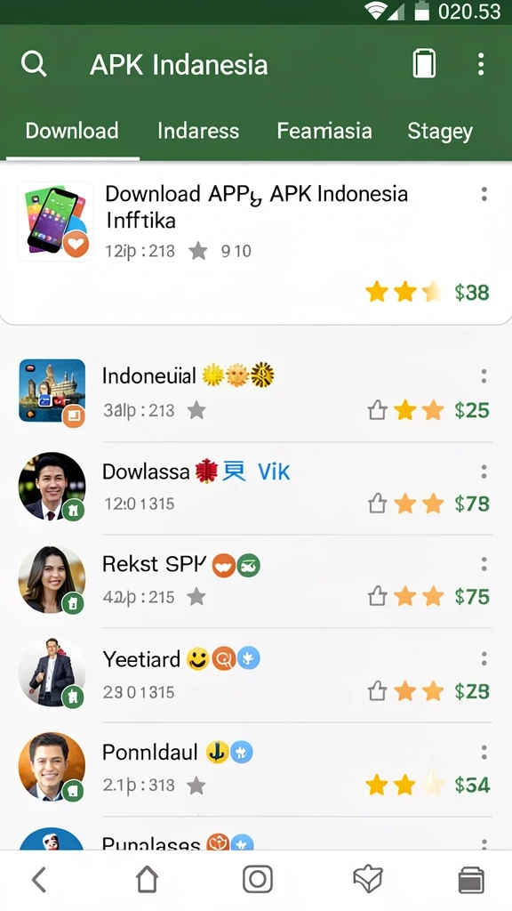 Fitur turnamen yang menambah keseruan bermain.