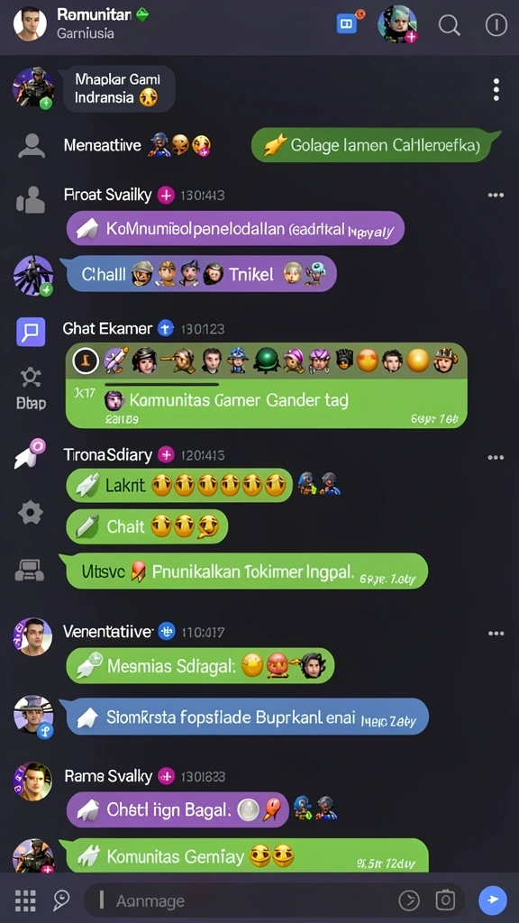 Tampilan awal aplikasi dengan grafis yang menarik.