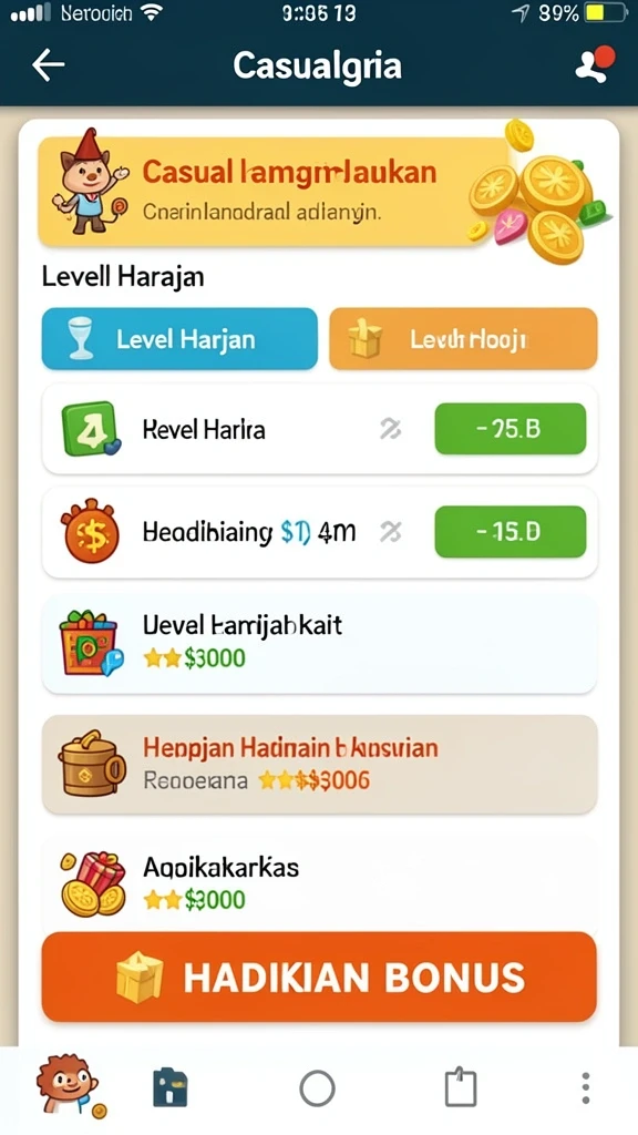 Berbagai mode permainan untuk memenuhi semua selera.