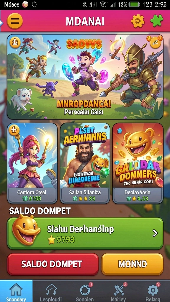 Tampilan awal game SIP33 yang memukau.