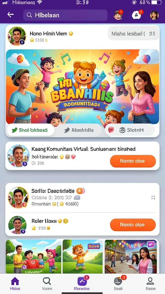Tampilan antarmuka modern dan menarik.