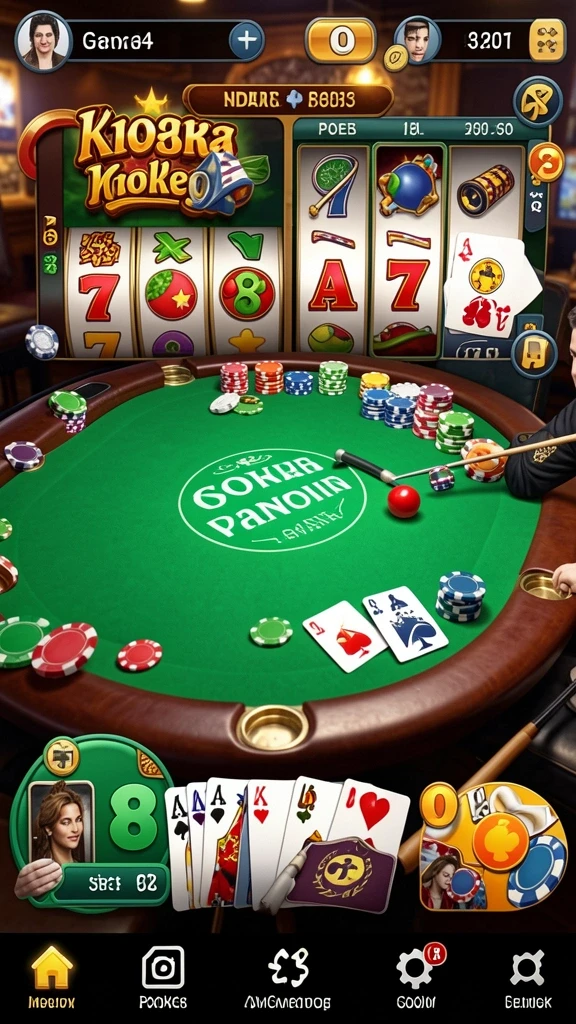Berbagai permainan slot dengan tema yang beragam.