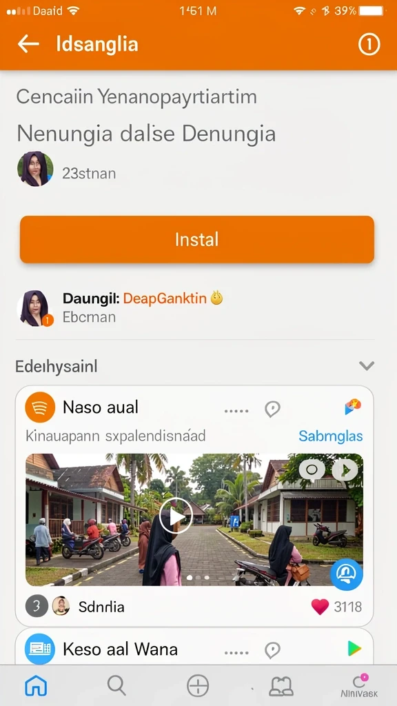 Tampilan awal aplikasi TT789 yang menarik.