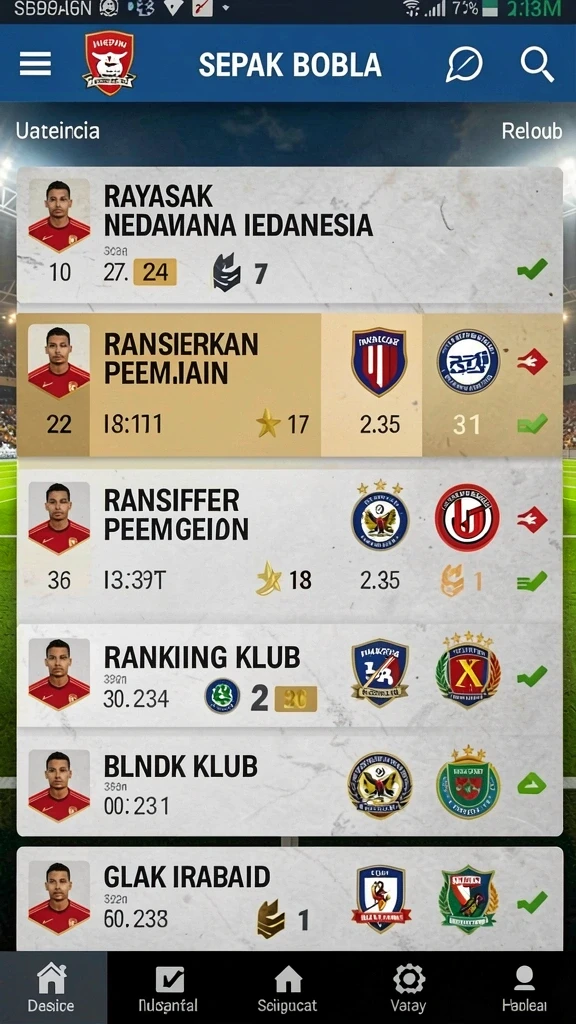 Tampilan antarmuka yang ramah pengguna.