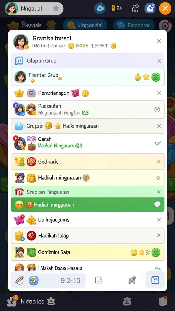 Fitur bonus harian yang menguntungkan bagi pemain.