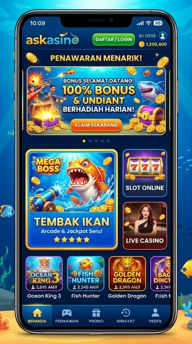 askasino — layar beranda